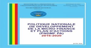 Politique Nationale de la Microfinance